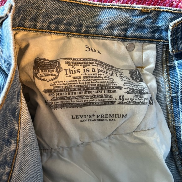 Levis denim shorts 501 - Picture 5 of 5